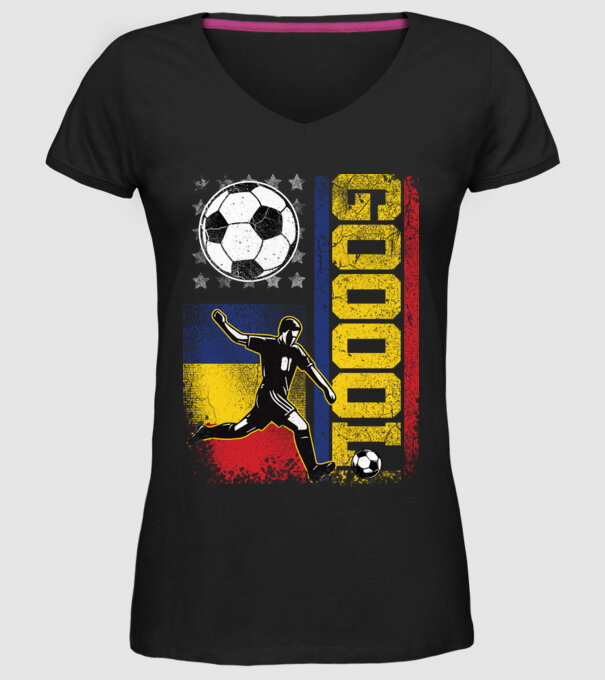 GOOOL model negru pe tricou