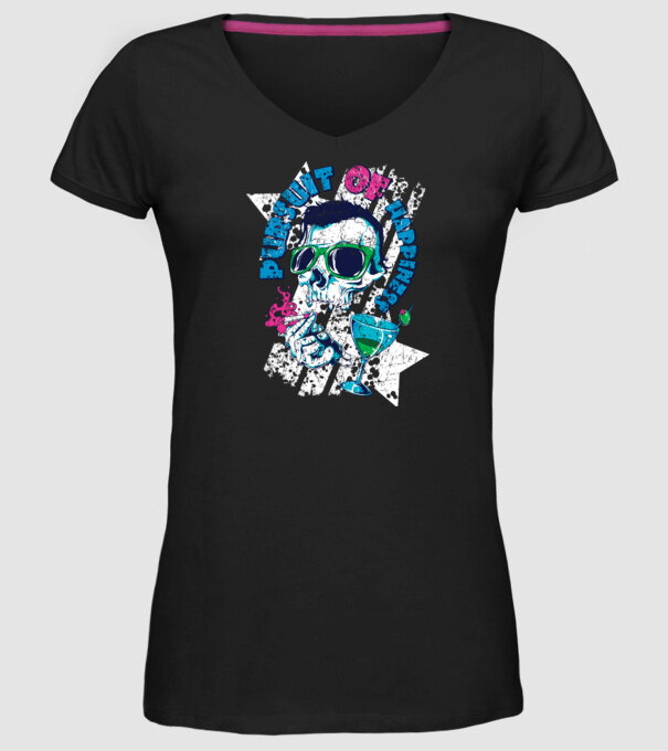 Graffiti model negru pe tricou