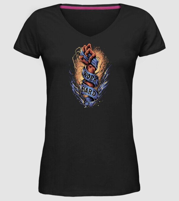 Graffiti model negru pe tricou