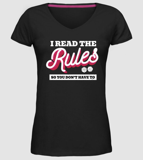 I read the rules s you don't have to simple model negru pe tricou