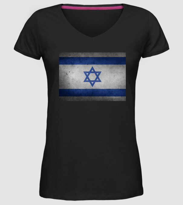 ISRAEL model negru pe tricou