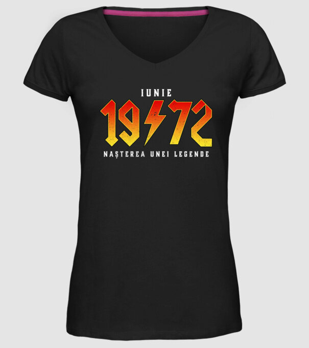 Iunie - 1972 - nașterea unei legende model negru pe tricou