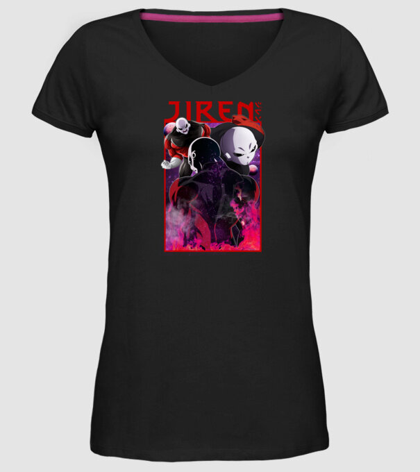 jiren dragonball model negru pe tricou