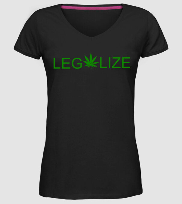 Legalize model negru pe tricou