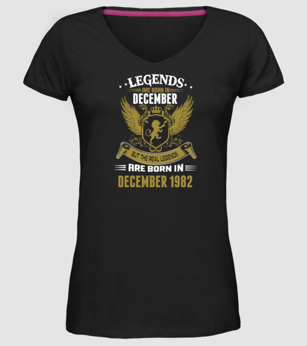 Legends born model negru pe tricou
