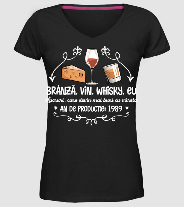 Lucruri, care devin mai buni cu vârsta 1989 35 de ani model negru pe tricou