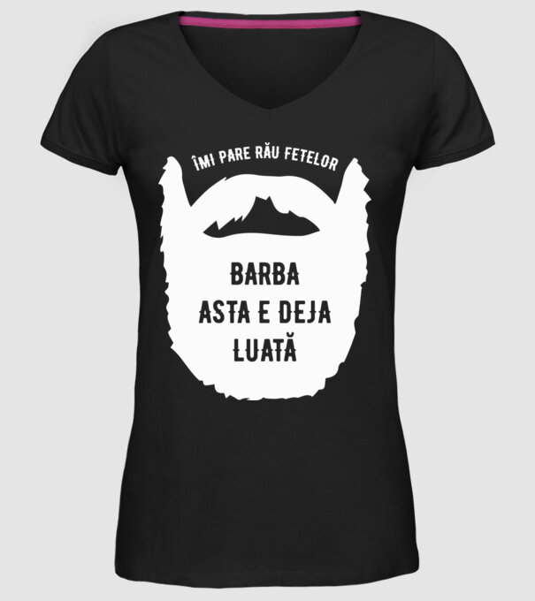 îmi pare rău fetelor, barba asta e deja luată model negru pe tricou