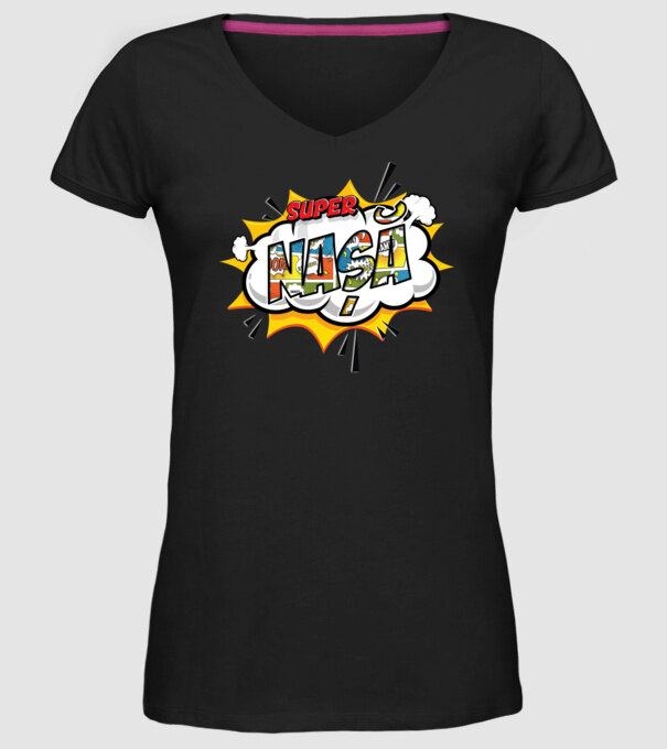 Nașă model negru pe tricou
