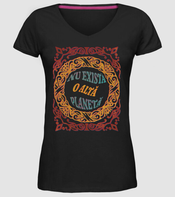 Nu există o altă planetă model negru pe tricou