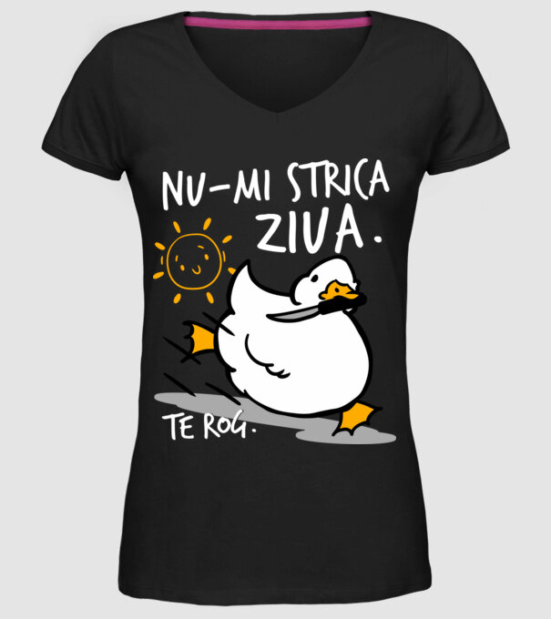 Nu-mi strica ziua. model negru pe tricou