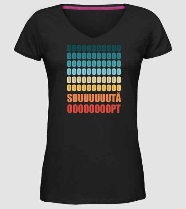 Oooooo suuută oooopt  model negru pe tricou