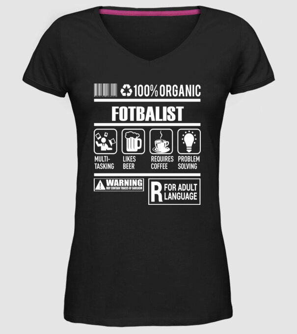 FOTBALIST model negru pe tricou