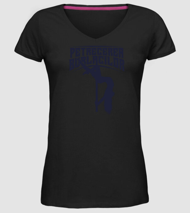 petrecerea burlacilor model negru pe tricou