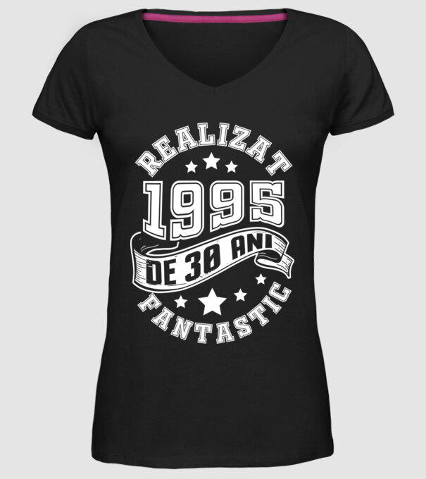 Realizat de fantastic - 1995 model negru pe tricou
