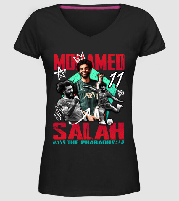 Salah tribute model negru pe tricou