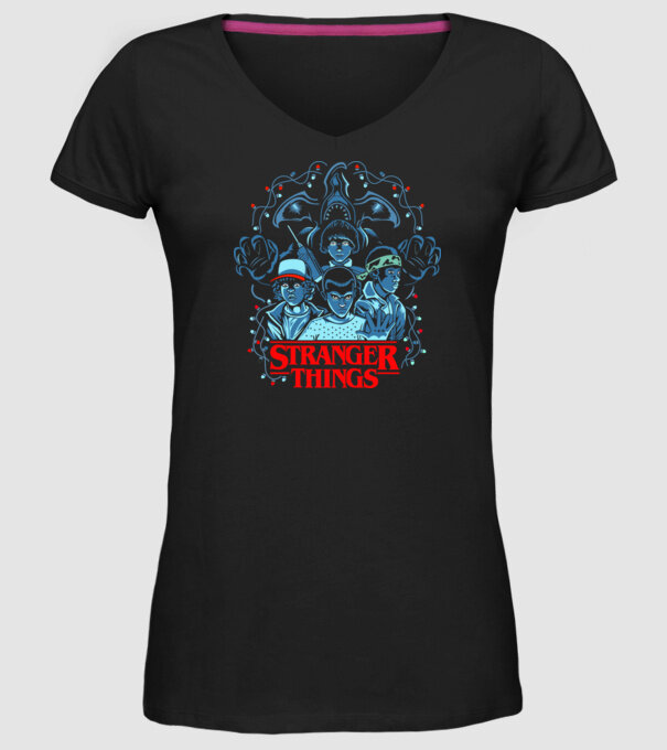 ST model negru pe tricou
