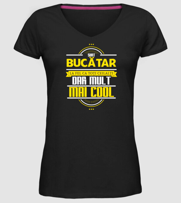 Sunt bucătar, la fel ca toți ceilalți, dar mult mai cool model negru pe tricou
