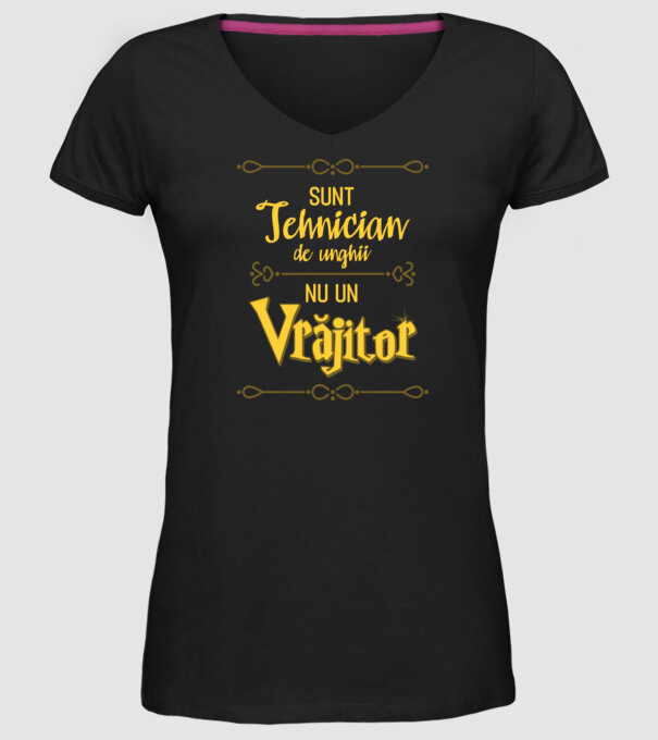 Sunt tehnician de unghii, nu un vrăjitor model negru pe tricou