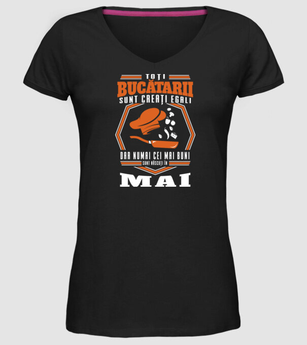 Toți bucătarii sunt creați egali mai model negru pe tricou