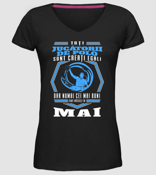Toți jucătorii de polo sunt creați egali, dar numai cei mai buni sunt născuți în mai model negru pe tricou