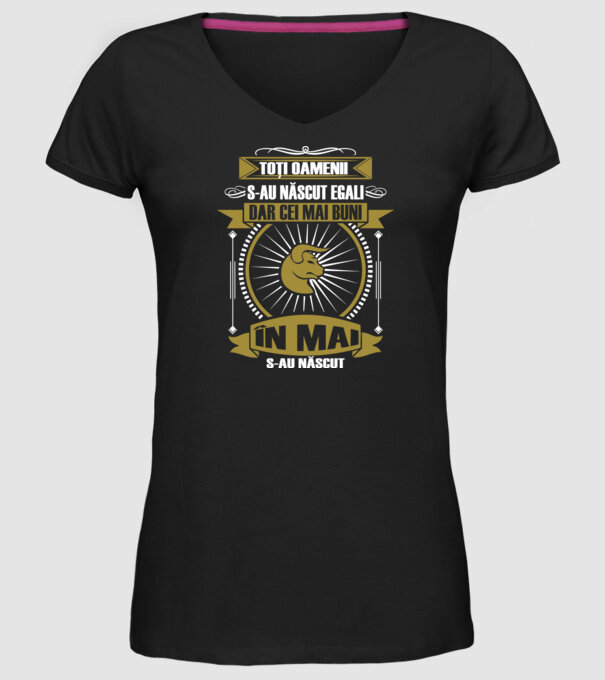 Toți oamenii s-au născut egali, dar cei mai buni s-au născut în mai model negru pe tricou