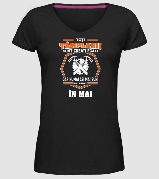 toți tâmplarii sunt creați egali, dar numai cei mai buni sunt născuți în mai model negru pe tricou