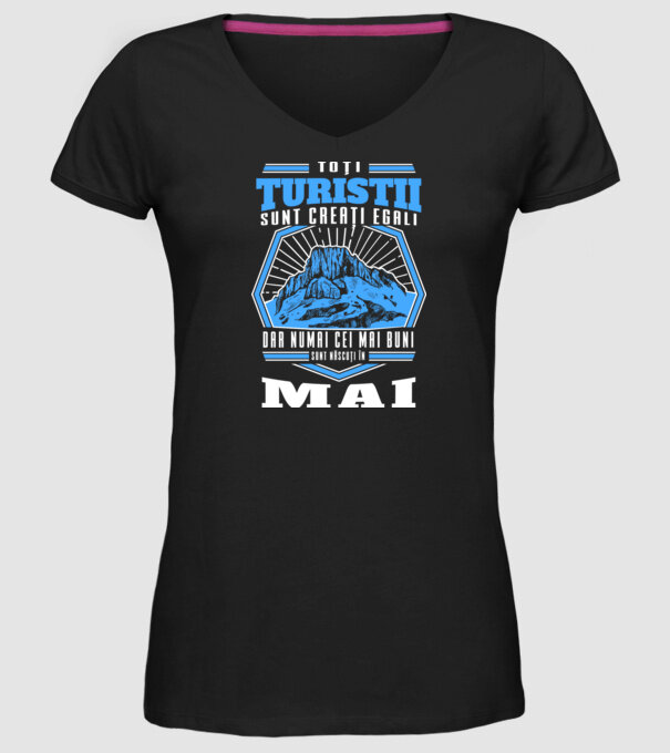 Toți amatorii de drumeții sunt creați egali, dar numai cei mai buni sunt născuți în mai model negru pe tricou