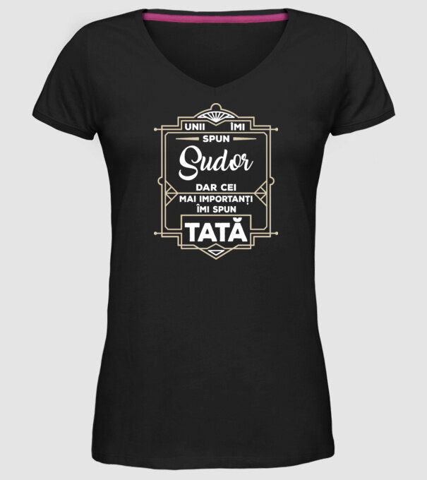 Unii îmi spun_Sudor model negru pe tricou