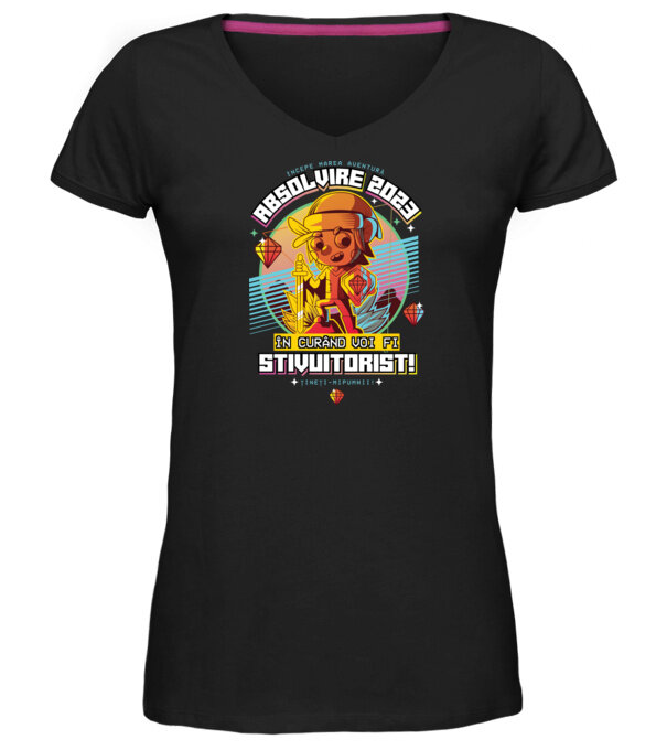  model  pe tricou
