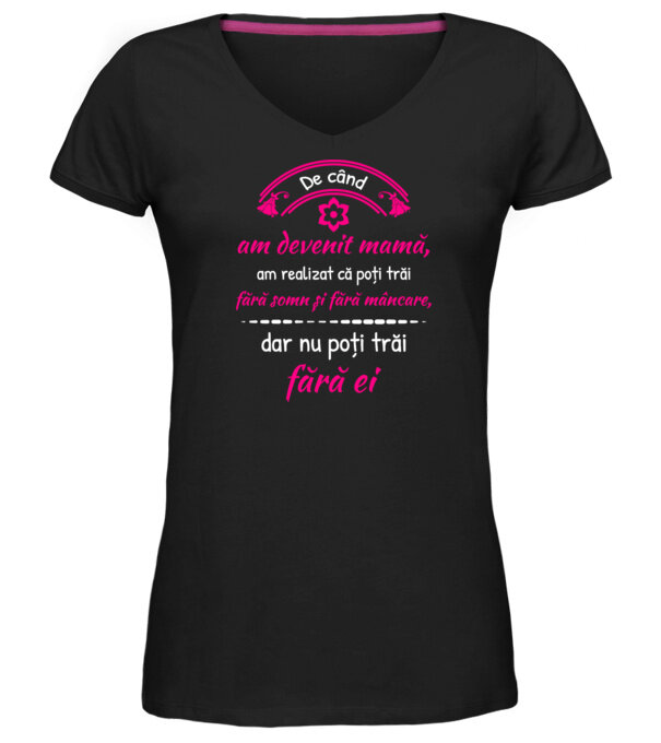  model  pe tricou