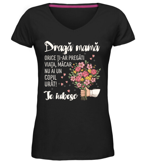  model  pe tricou