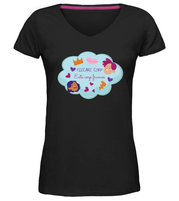  model  pe tricou