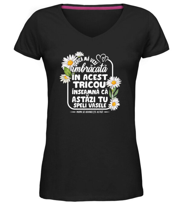  model  pe tricou