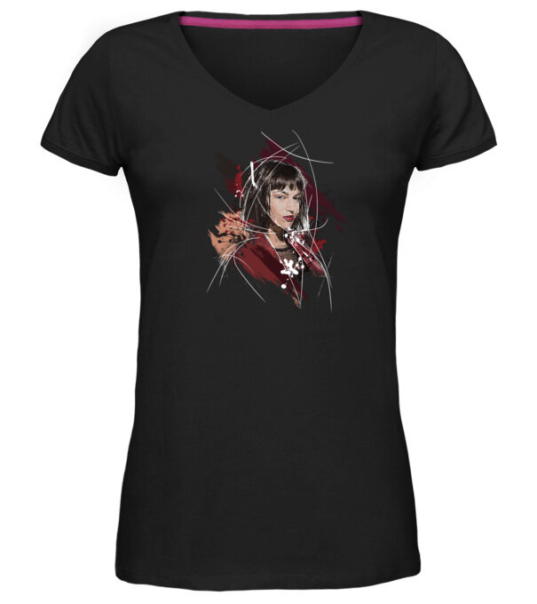  model  pe tricou