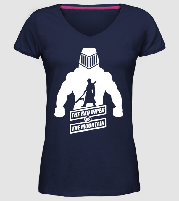 Muntele model albastru închis pe tricou