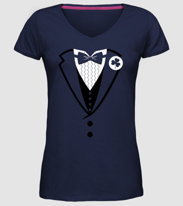 Lep Suit model albastru închis pe tricou