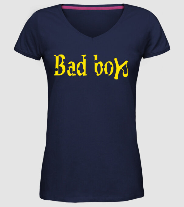 Băieți răi model albastru închis pe tricou