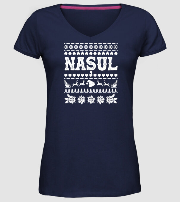 Nașul model albastru închis pe tricou