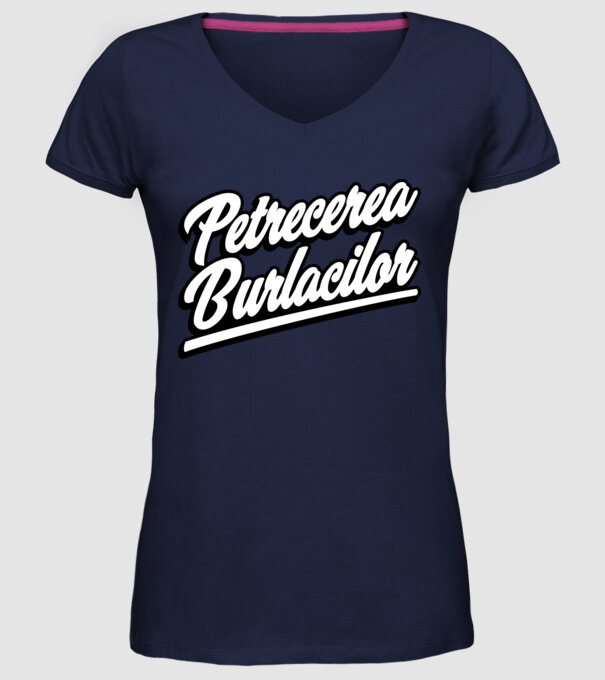 petrecerea burlacilor model albastru închis pe tricou