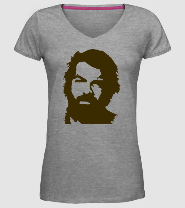 bud spencer model gri pe tricou