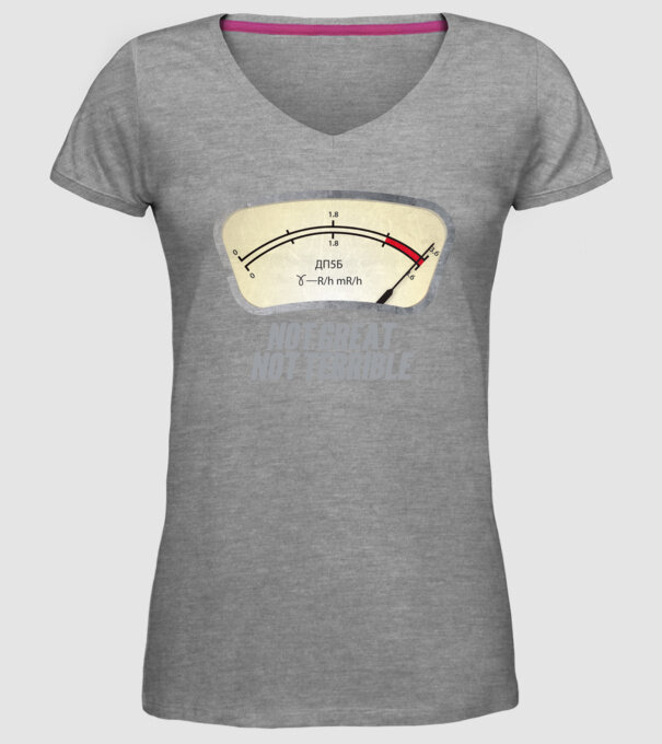 Dosimeter model gri pe tricou
