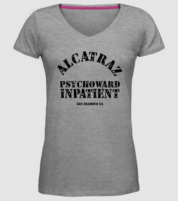 Închisoare carnaval model gri pe tricou