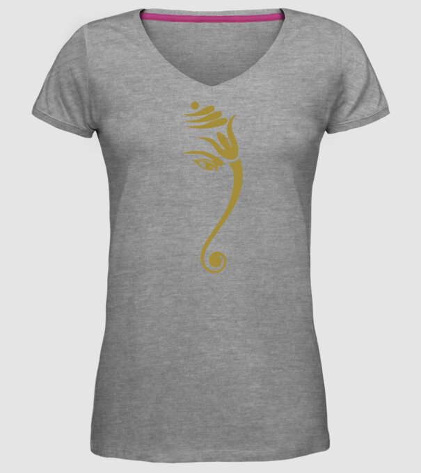 ganesha model gri pe tricou