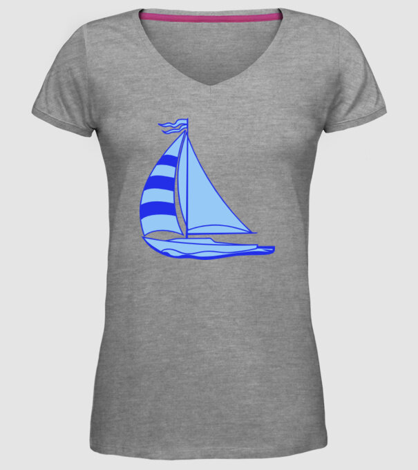 Vapor model gri pe tricou