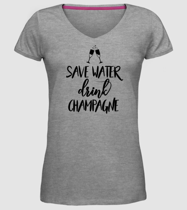 Bea șampanie model gri pe tricou