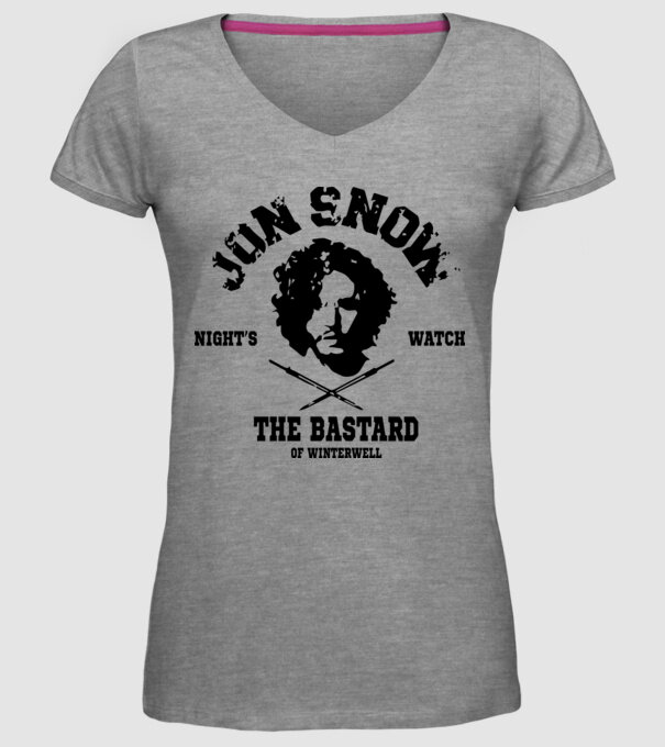 'Jon Snow Night''s Watch' model gri pe tricou