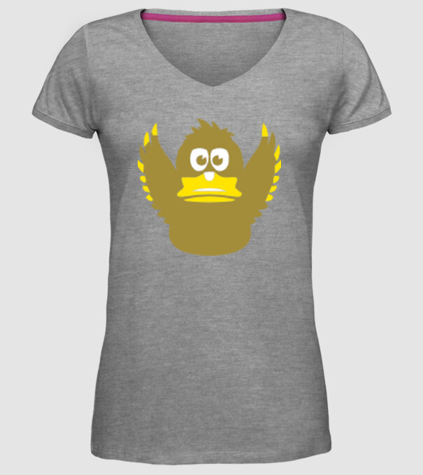 Rață model gri pe tricou