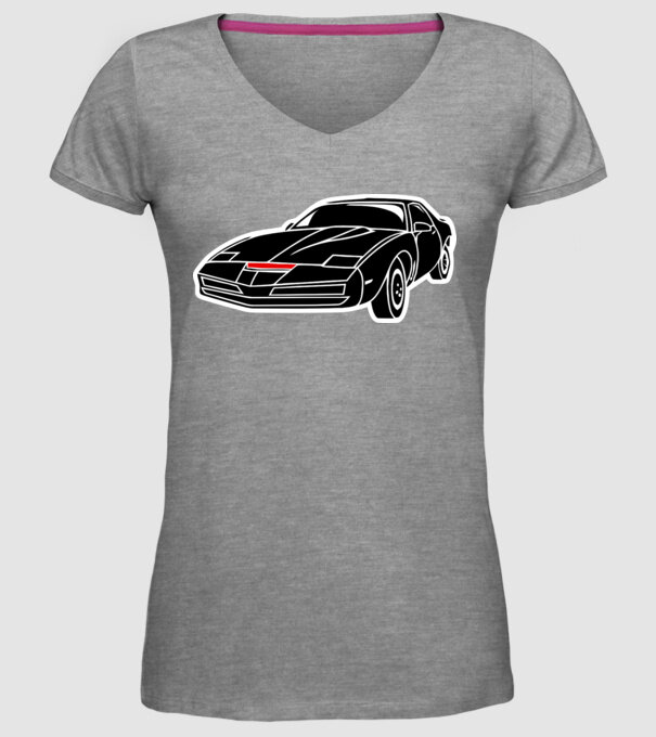 Kitt 3C.eps model gri pe tricou