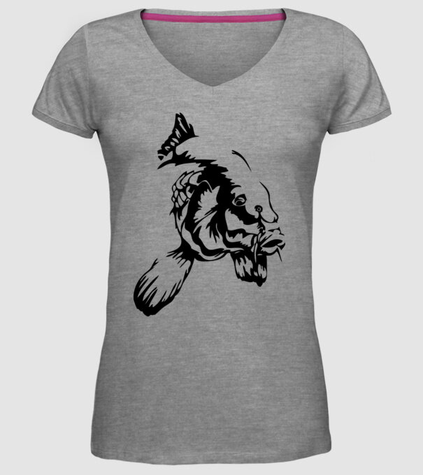 Crap model gri pe tricou