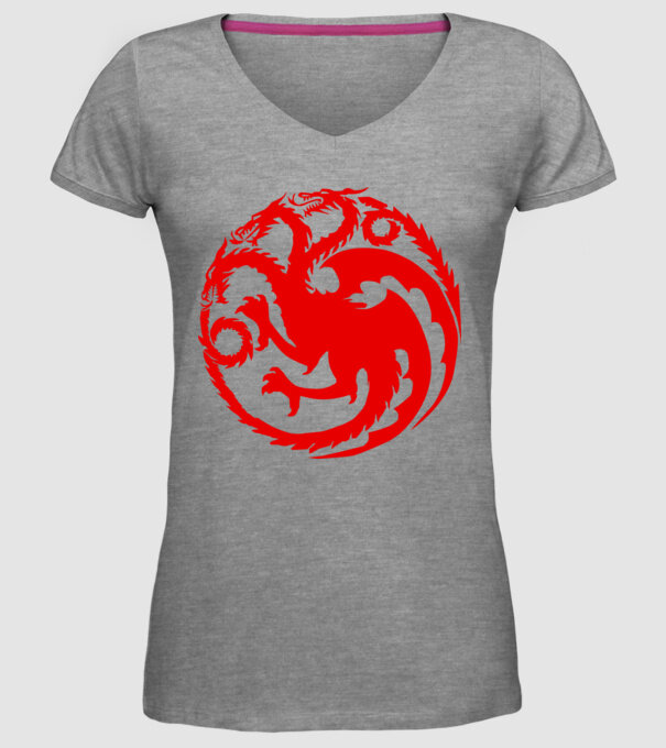 Targaryen model gri pe tricou